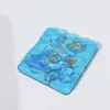 Imán de Nevera de Dibujos Animados de Cachorro en Línea con Ondas de Agua Imán Magnético Transparente Decoración Piscina Pequeño Regalo