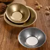Plato Retro de Acero Inoxidable para Pasta, Plato Profundo para Frutas, Plato para Comida Occidental Estilo Industrial Antiguo Comercial, Bol para Fideos, Plato para Ensalada