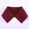 Chapéu Acolchoado de Algodão Gola de Lã Gola de Lã Suéter de Fio Grosso Gola de Jaqueta Removível e Lavável Gola Anti-Sujeira