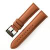 Correa de piel de vaca fósil para hombre negra FS4735 FS4812 ME3052 3054 22mm liberación rápida