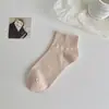Calcetines de media pantorrilla para mujer de Primavera y Otoño, Calcetines de Maternidad de Algodón Puro con Parte Superior Holgada, Calcetines Delgados de Algodón Puro Absorbentes de Sudor, Sin Costuras, Estilo Slouch, Calcetines Zhuji