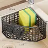 Nuevo gadget de cocina: Estante de drenaje para fregadero de acero inoxidable 304, soporte colgante grande para esponjas de lavabo individual y cesta colgante de almacenamiento