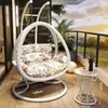 Cadeira de Cesto Suspensa para Exterior, Cadeira de Baloiço Dupla para Pátio, Rede de Interior, Cadeira Preguiçosa para Varanda, Cadeira Suspensa Ninho de Pássaro, Cadeira de Rattan