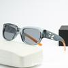 2024 Nuevas gafas de sol de marca de moda de lujo ligeras de alta calidad GM de estilo coreano, pequeñas gafas de sol rojas con personalidad simple para celebridades de Internet.