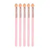 Pincel de sombra de ojos de esponja individual dos colores corazón de goma algodón pincel Halo para ojos palo de sombra de ojos de esponja herramientas de maquillaje de belleza al por mayor
