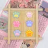 Mini Almohadillas de Pata de Gato Coloridas Brillantes DIY Pegamento de Crema Imanes para Refrigerador Hechos a Mano Accesorios para Pasadores Joyería Resina Accesorios para Ropa