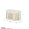 Caja de Almacenamiento de Empaques de Condimentos para el Hogar Tarro de Condimentos de Gran Capacidad para Cocina Caja de Condimentos Portátil Apilable Caja de Condimentos Multi-Compartimentos