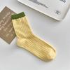 Calcetines de Verano para Mujer hasta la Pantorrilla en Colores Dulces Dopamina, Calcetines Holgados Estilo Coreano Primavera y Verano, Venta al por Mayor desde Fabricante de Calcetines Zhuji