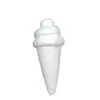 Bola de poliestireno para Navidad (Cono Blanco Crudo de 14.5cm) Espuma de Embalaje Bola Helado