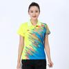 Venta al por mayor del fabricante Impresión gratuita de logotipo personalizado Verano Fino Nuevo Seco y Transpirable Uniforme de Entrenamiento de Bádminton para Mujer
