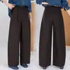 Calça social casual customizada com corte curvo para mulheres, novo estilo primavera e outono 2026, slim-fit, com bom caimento, corte estreito para baixinhas