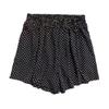 Deseo Amazon Ebay2025 Estilo Bohemio Suelto Europeo y Americano Moda Floral Casual Shorts de Gasa para Mujer