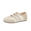 Zapatillas de Ballet Retro Francesas con Velcro para Mujer, Nuevas Casuales de Verano 2026, Zapatillas Planas Huecas