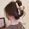 Pinza para el Cabello de Felpa de Gama Alta para Otoño e Invierno Pinza Grande de Tiburón Pinza para el Cabello para Mujer Parte Posterior de la Cabeza 2025 Nueva Pinza Accesorios para el Cabello
