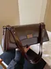 Bolso de Hombro Retro Francés para Mujer 2024 Nuevo Estilo Bolso Cruzado Bolso Baguette Bolso de Axila Textura de Alta Gama Bolso Cuadrado Pequeño