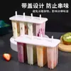 Molde Casero para Paletas Molde para Paletas de Helado Casero de Uso Doméstico Caja de Molde para Cubitos de Hielo de Fruta Congelada para Niños en Verano