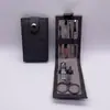 Conjunto de Cortadores de Unha de Aço Inoxidável 6 Peças Ferramentas de Manicure Limpador de Ouvido Conjunto de Tesouras de Unha Venda por Atacado