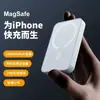 Batería Externa Inalámbrica Magnética Adecuada para Magsafe Apple Clip Trasero Inalámbrico, Compacta y Portátil Fuente de Alimentación Móvil Personalizada
