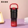 Copo de Gelo Portátil Novo Estiloso de Alta Aparência Copo Isolado de Aço Inoxidável 316 Copo de Água Esportivo Portátil para Exterior com Canudo