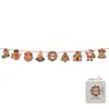 Decorações de Natal, Enfeites de carta do Papai Noel, Decorações de cena de árvore de Natal, Enfeites pendurados festivos, Artigos para festa de fim de ano