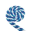 Fornecimento Exclusivo Transfronteiriço 10m em Estoque Corda de Algodão Colorida de Três Fios 6mm Corda Torcida para Macramê Corda de Cor Mista para Artesanato DIY