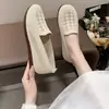 Tênis de Tecido Verão Old Beijing com Estampa de Grou Branco para Mulheres, Confortável, Casual, Respirável, Solado Macio, Vazado, Tênis para Mãe, Malha Fly-knit, Bico Baixo