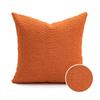 Almofada Laranja Nórdica Tecida à Mão Simples para Sala de Estar Sofá Capa de Almofada para Quarto de Modelo de Hotel Venda por Atacado