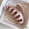 Presilha de Cabelo de Acrílico de Alta Qualidade Estilo Coreano em Formato de Cachorro para Mulheres, Grampo de Cabelo Exquisito com Pedras Strass e Contas, Presilha para Coque na Parte de Trás da Cabeça, Presilha Jacaré