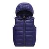 Invierno Nuevo Familia Ropa para Niños Chaleco de Algodón Acolchado para Niños Chaleco Ligero con Capucha para Niños y Niñas Chaleco Mediano y Grande para Niños