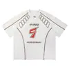 Yidao Vintage 2026 Verano Nuevo Jersey Deportivo Retro Americano Manga Corta Unisex Marca de Moda Camiseta Holgada de Media Manga