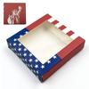 Caja de Papel de Color Cuadrada Caja de Embalaje para Par de Pestañas Postizas Ventana Caja para Pestañas Sin Soporte