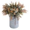 Planta artificial Languifang eucalipto hoja de dinero decoración para el hogar boda planta verde artificial arreglo de flores bonsái pared de plantas