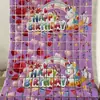 1*2 m Cortina de Lluvia Cuadrada de Unicornio Cortina Decorativa de Fondo para Fiesta de Cumpleaños Infantil Cortina de Puerta