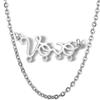Colgante personalizado vovobaby collar de abuela acero inoxidable Niño Niña muñeco villano collar con nombre