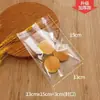 Bolsa de Embalaje para Pan Bolsa para Hornear Transparente Scone Comida Bolsa con Cierre Hermético Pequeña Galleta Pastel Tostada Sellado Bolsa Autoadhesiva