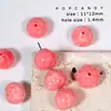 Pulseira de Colar de Pulseira de Contas Prensadas Rosa Coral Gato Garra de Morango Doce Estrela do Mar Concha Rosa