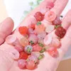 Ágata Yanyuan Carmesí Cuentas Pequeñas, Amuleto de Paz, Colgante de Fortuna, Cuentas Sueltas, Accesorios para Pulseras DIY, Venta al por Mayor de Colgantes