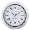 Cabeça de Relógio de Metal com 36mm de Diâmetro Mini Relógio Inserível Relógio de Presente Acessórios para Relógio Relógio de Parede de Liga Relógio de Quartzo