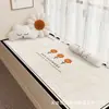 Alfombrilla Sencilla de Imitación Cachemir de Alta Calidad, Amigable con la Piel, para Ventana de Mirador, Repisa de Ventana, Alfombra para Sala de Estar, Dormitorio, Mesita de Noche, Alfombrilla para Balcón, Antideslizante, Resistente al Desgaste