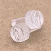 Tornillo Ranurado Moleteado (Ordenador personal) Tornillo de plástico moleteado girado a mano/Perno de plástico transparente M3M4M5M6M8/4/60