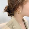 Aretes de Aro Francés para Mujer 2025 Nuevos Trendy Coreanos Elegantes Populares Aretes de Gama Alta Aretes de Moda Aretes