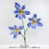 Flores Artificiales Serie Azul para Decoración de Salón de Bodas, Habitación de Boda, Arreglo de Piso de Hotel, Arreglo de Flores de Hortensia Artificial