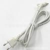 Cable de Alimentación con Enchufe Enchufe Tailandés de Dos Clavijas Redondas Cable de Alimentación de Dos Enchufes con Enchufe Giratorio Material de Goma