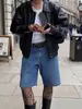 Itens de liberação alfandegária europeia e americana da Amazon para comércio exterior transfronteiriço: Shorts jeans femininos casuais retos soltos lavados para verão e outono