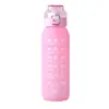 Taza frutal de 1000 ml 0 azúcar 0 calorías sabor taza vaso con popote vaso deportivo tapa abatible vaso para agua artefacto anillo aromático