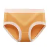 Ropa Interior de Algodón Puro para Mujer Graphene Antibacteriana Interior Alta Elasticidad Cintura Media Simple Cómoda Transpirable Amigable con la Piel Calzones para Estudiante