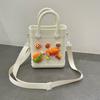 Bolsa de Praia EVA com Furos Desenho Animado Nova E-commerce Transfronteiriço DIY Armazenamento Criativo Impermeável Pequena Quadrada Bolsa Transversal