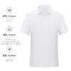 Atacado de fábrica de camisas polo personalizadas com golas, camisetas personalizadas para grupos com logotipos impressos, camisas polo simples personalizadas para uniforme de trabalho corporativo