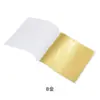 Foil de oro cuadrado transfronterizo 22 colores opcionales pintura decorativa con foil de oro arte de uñas pegamento para teléfono móvil 9*9cm foil de oro imitación