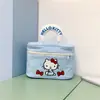 2026 Nova Bolsa de Maquiagem Fofa para Meninas Bolsa de Mão Desenho Animado Grande Capacidade Bolsa de Mão Portátil Necessaire